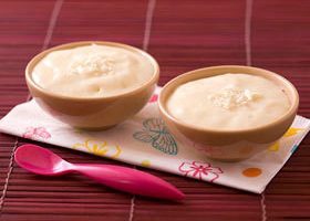 Mousse au chocolat blanc