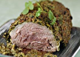 Rôti d'agneau aux herbes - %%sitename%%