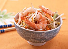 Salade chinoise aux crevettes - %%sitename%%