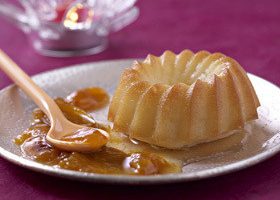 Savarin à la compotée de prunes