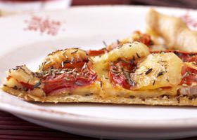 Tarte à la tomate, moutarde et raclette - %%sitename%%
