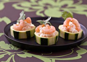 Toasts de courgette au surimi et crevettes - %%sitename%%