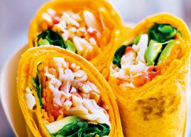 Wrap au crabe, avocat et citron confit - %%sitename%%