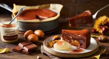 Ce fondant au chocolat et crème de marrons sans farine, 4 œufs et 25 minutes au four, fait chavirer l’automne des gourmands en France