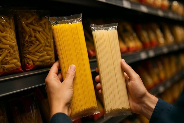 Ce jaune vif sur les pâtes en rayon doit alerter : séchage rapide, 80 % des français en mangent
