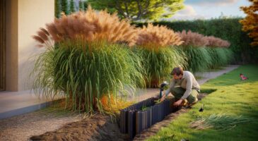 Ce miscanthus à 3 m et à 80 cm d’écart entre plants intrigue les jardiniers français: la haie idéale ou un pari risqué ?