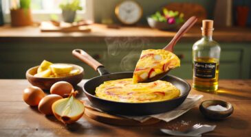 Ce secret de tortilla espagnole moelleuse en 20 minutes: voici la recette aux 4 ingrédients du placard qui régale un soir de semaine