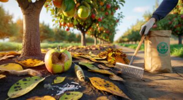 Feuilles mortes au pied des fruitiers : ce geste d’automne multiplierait de 80 % les maladies, voici pourquoi vos récoltes payent l’addition