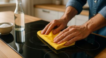 Plus besoin de vinaigre ni de bicarbonate, voici l'astuce express pour des plaques de cuisson nickel en 10 min sans rayer