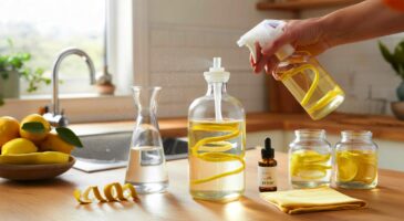 Voici la recette de grand-mère au vinaigre et citron qui fait le ménage: 3 ingrédients, 15 gouttes, et 3 semaines pour un intérieur propre