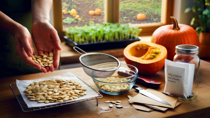 Voici l’astuce d’octobre pour garder sa citrouille l’année suivante : des graines, pas de dépense