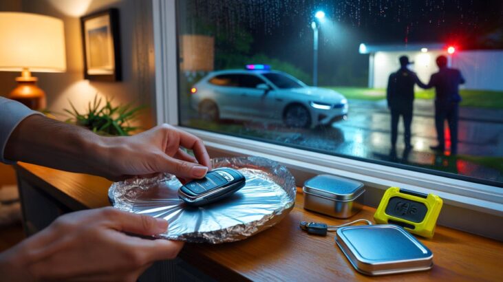 Voici pourquoi des policiers enveloppent leurs clés dans de l’aluminium : une astuce stoppe le vol