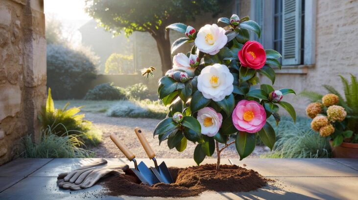 Ce camélia à planter en novembre 2025 promet un jardin lumineux tout l'hiver, des fleurs persistantes et des couleurs qui surprennent