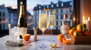 Ce French 75 à la clémentine fraîche change tout en novembre 2025, un rituel pétillant qui intrigue les amateurs de bulles en France