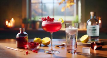 Ce cocktail réchauffe l'apéro avec un sirop maison et une version sans alcool qui surprend