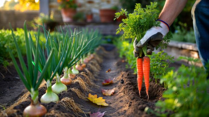 Ce légume pousse mieux près de son ennemi juré avec une astuce carotte oignon qui intrigue les jardiniers en automne 2025