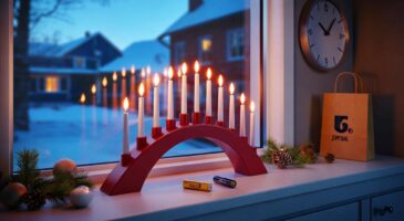 Ce pont de bougies JYSK à 4 euros en novembre 2025 fait entrer noël chez vous sans effort, et l'offre cache un détail rassurant