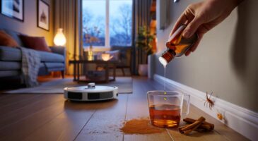 Ce robot aspirateur-laveur et une huile essentielle font fuir les araignées en novembre 2025, mais un détail change tout