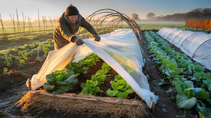 Ce secret de maraîcher en novembre 2025 pour protéger les légumes du gel sans serre et sauver un potager entier tout l'hiver