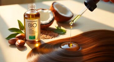 Ce sérum pour cheveux secs à moins de 6 euros chez Monoprix fait parler en 2025, et ses trois huiles promettent des pointes nettes et brillantes