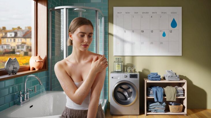 Ce témoignage venu du Daily Mail intrigue : elle se lave une fois par semaine et dit économiser plus de 100 euros en 2025
