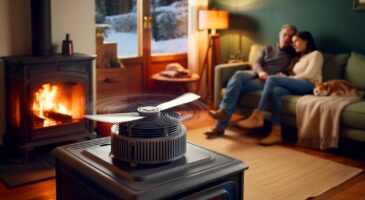 Ce ventilateur autoalimenté pour poêle à bois intrigue les propriétaires en hiver 2025 et promet un confort plus homogène