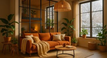 Cet aménagement lumineux fait oublier la mezzanine ouverte et transforme votre intérieur dès cet hiver