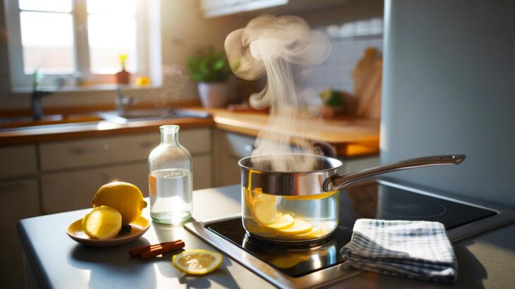 En 4 minutes chrono : l’astuce de grand-mère qui fait disparaître toutes les odeurs de cuisine