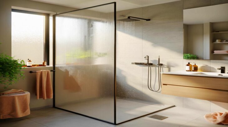 Exit les rideaux de douche : la tendance 2025 qui envahit toutes les salles de bain