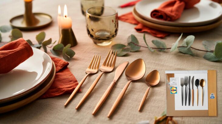 Lidl frappe fort en novembre 2025 avec ces couverts dorés à 16,99 € qui font passer votre table pour une page de magazine déco