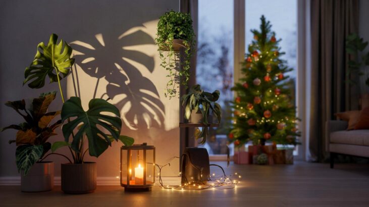Voici ces plantes à feuillage profond qui réenchantent la déco de Noël 2025, avec un jeu d’ombres subtil que personne n’attend