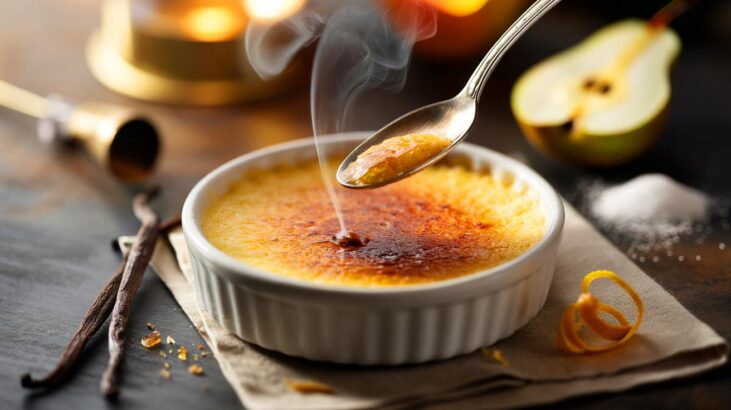 Voici la crème brûlée maison qui fait parler en novembre 2025, simple et vanillée, avec une croûte fine et un cœur ultra fondant