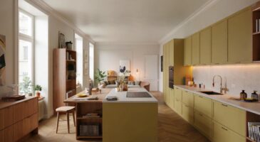 Voici l'aménagement qui va remplacer l'îlot de cuisine en 2026, plus confortable et validé par les architectes pour nos appartements