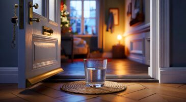 Voici l’astuce du verre d’eau que des foyers en France utilisent en 2025 contre les cambriolages, et pourquoi ce détail invisible fait la différence