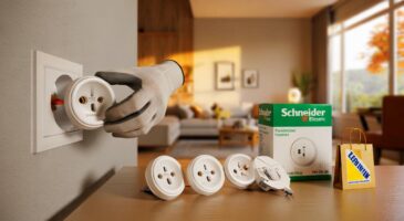 Voici le bon plan électricité chez Leroy Merlin : 5 prises complètes Schneider Ovalis à 19 € pour moderniser la maison cet automne 2025