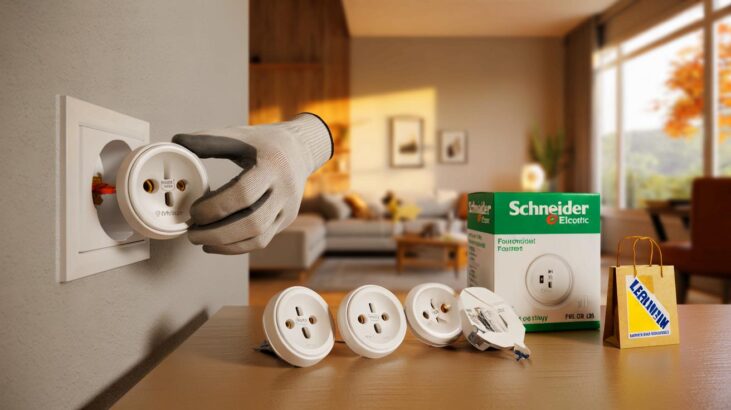Voici le bon plan électricité chez Leroy Merlin : 5 prises complètes Schneider Ovalis à 19 € pour moderniser la maison cet automne 2025