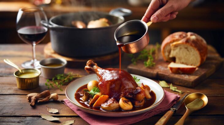 Voici le coq au vin maison qui fait parler sur Marmiton en novembre 2025 : une question sur le fond de veau révèle un secret de cuisine