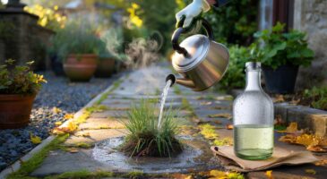 Voici le duo de cuisine qui remplace le désherbant au jardin en novembre 2025, efficace en quelques jours et sans produits chimiques