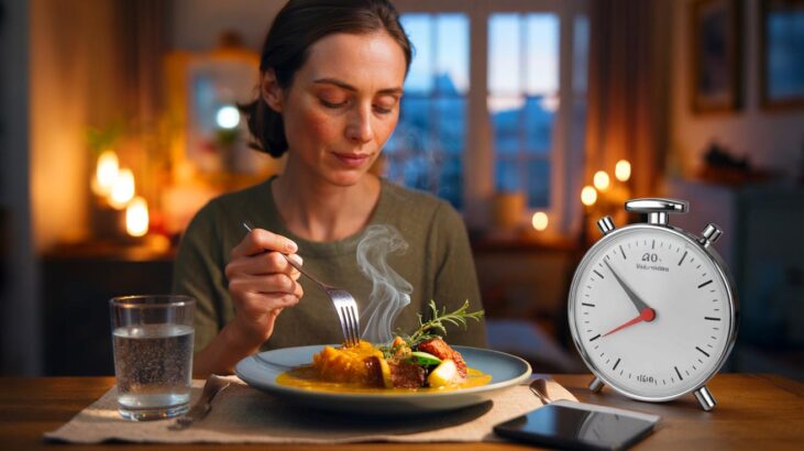 Voici le geste à table validé par la science qui aide à perdre du poids plus vite en novembre 2025, avec un chiffre clé, 20 minutes