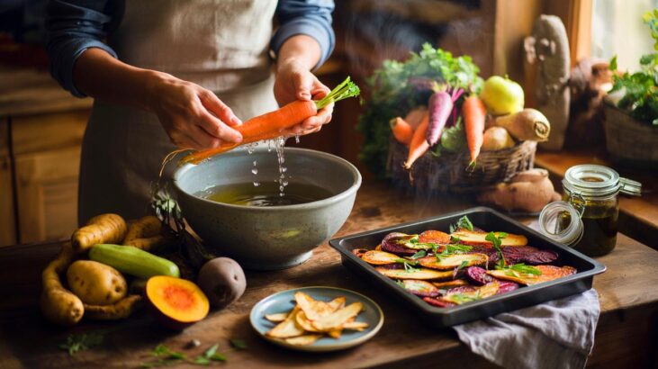 Voici le geste sur les fruits et légumes qui bouleverse une cuisine d’automne en novembre 2025, avec plus de goût et moins de déchets