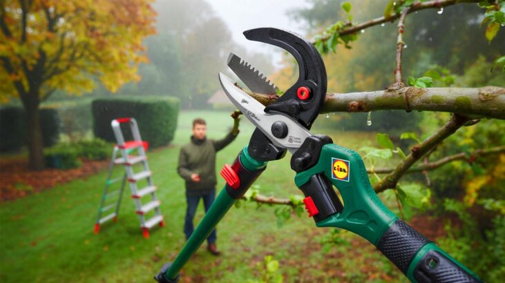 Voici le sécateur télescopique Lidl à 19,99 € qui évite l’escabeau en novembre 2025, et ce détail de 92 cm intrigue les jardiniers