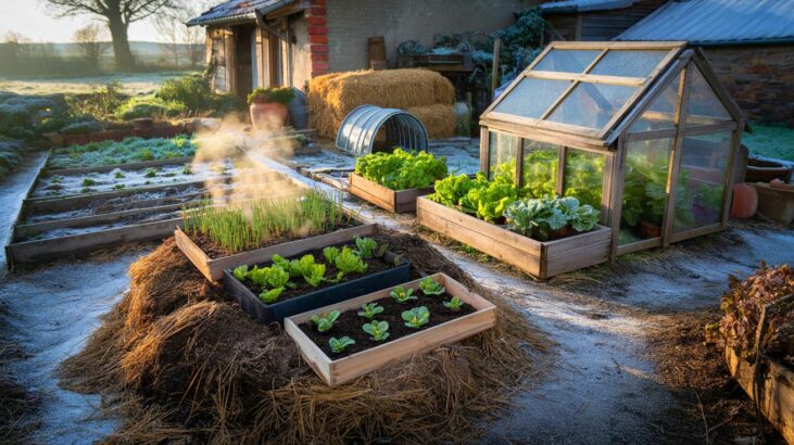 Voici le secret 2025 pour jardiner toute l'année sans serre ni dépenses, même en novembre, et garder un potager vivant sous le gel