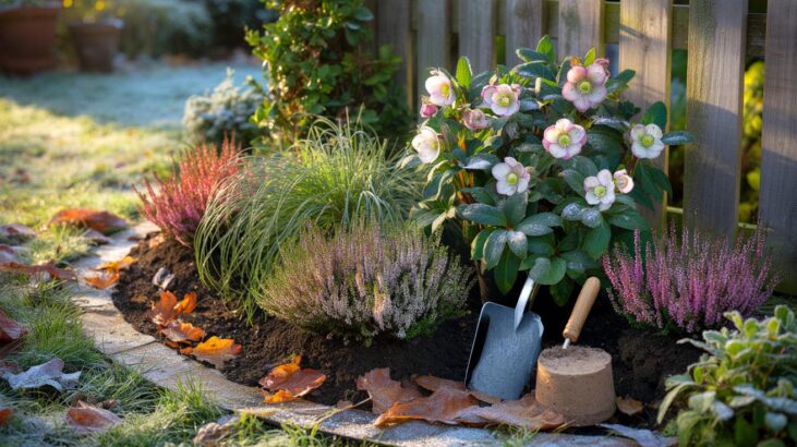 Voici le trio de plantes à moins de 30 € qui réveille les coins vides du jardin en novembre 2025, et tient jusqu’au printemps