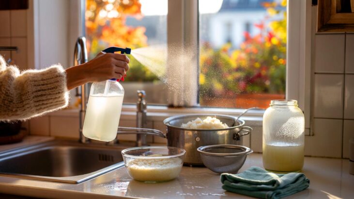 Voici l'eau de cuisson du riz qui remplace vos nettoyants en novembre 2025, ce geste oublié qui change le ménage d'automne