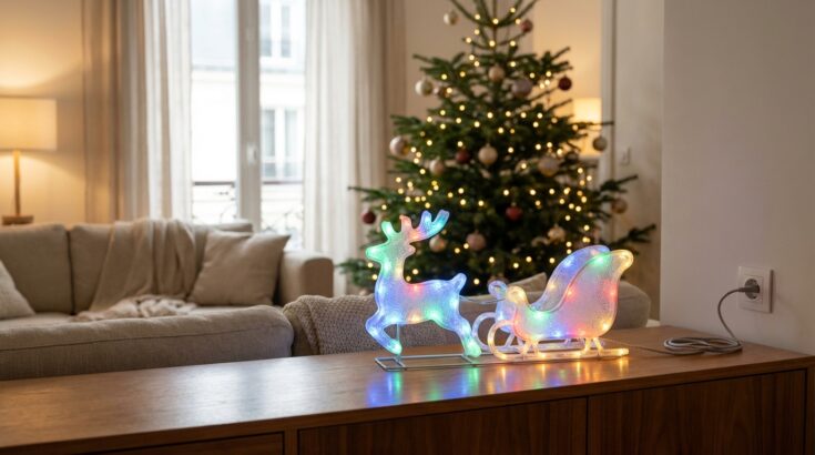 Action : cette déco lumineuse à moins de 8 € change l'ambiance du salon pour Noël (et risque de disparaître vite)
