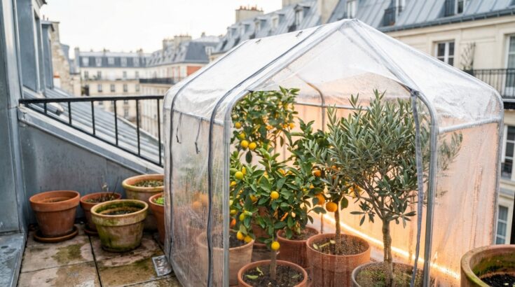 Balcon : ce petit abri à moins de 30 € s'installe en 5 min chez Leclerc et sauve vos plantes du gel cet hiver