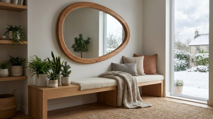 Ce miroir en bois en promo à 44 € chez sweeek change toute la déco : l'effet naturel qui surprend