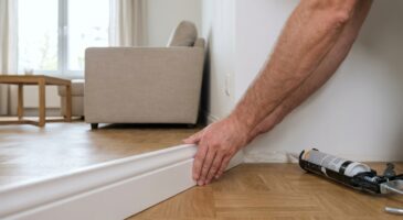 Cette colle méconnue offre des plinthes impeccables sans outils ni trous dans les murs, et peu de gens l'utilisent