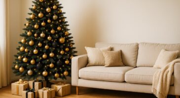 Cette couleur de sapin adoptée par les décorateurs en 2025 rend votre salon plus chic que le naturel