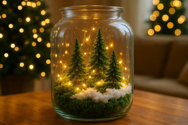 Cette déco d'hiver sous verre avec un objet du quotidien va sublimer votre salon pour les fêtes